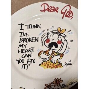 Dear God Decorative Plate